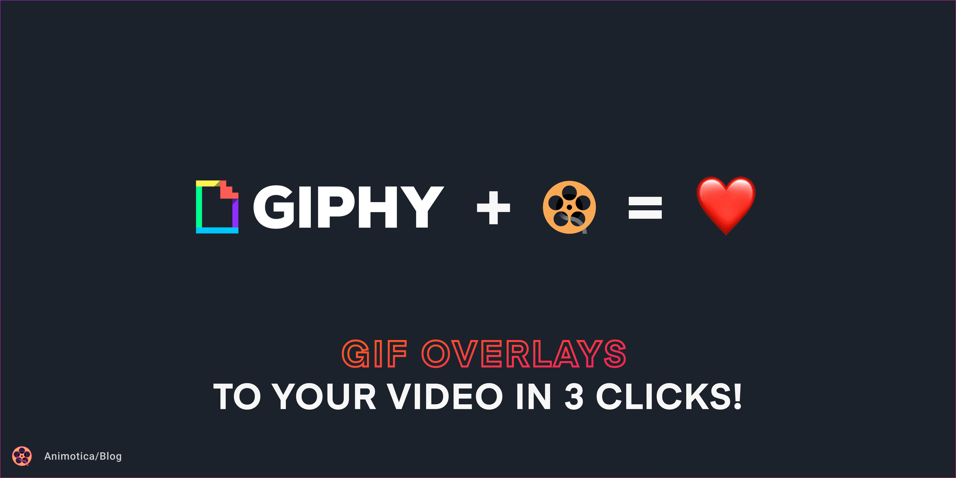 How to Add a GIF to Your Video in 3 Clicks - Animotica Blog