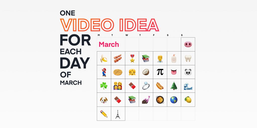 31 content ideas for each day of March