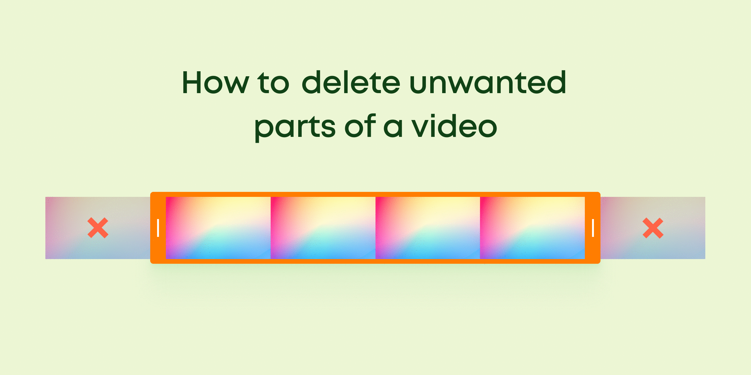 delete video sections in youtube movie maker