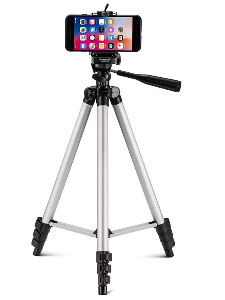 A tripod stand -  How To Make Tutorial Videos on Windows 10/11