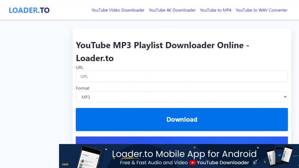 Loader.to - YouTube to MP3 converters