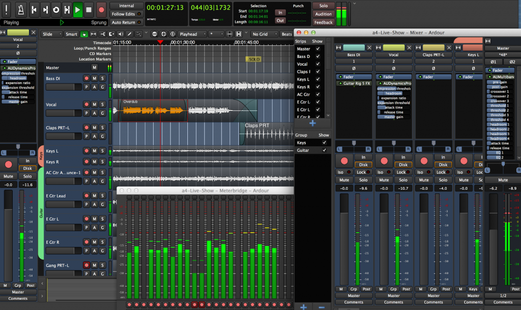 Ardour is one of the Top Free Music Making Software for Beginners