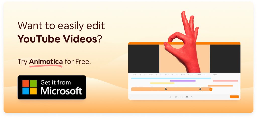 Want to easlity edit YouTube videos? Try Animotica for free.