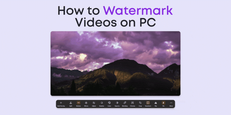 How To Watermark Videos on Windows PC